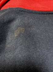 画像13: リーフ柄 ネイビー レトロ USA古着 ヴィンテージカーディガン (13)