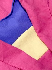 画像9: ボーダー マルチカラー リブ プルオーバー レトロ USA古着 シャツ ヴィンテージトップス (9)