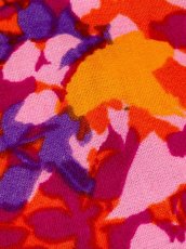 画像11: レトロサイケ 花柄 USA古着 ヴィンテージワンピース (11)