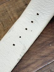 画像7: レトロアンティーク ホワイト ヴィンテージ USA 古着 ベルト (7)