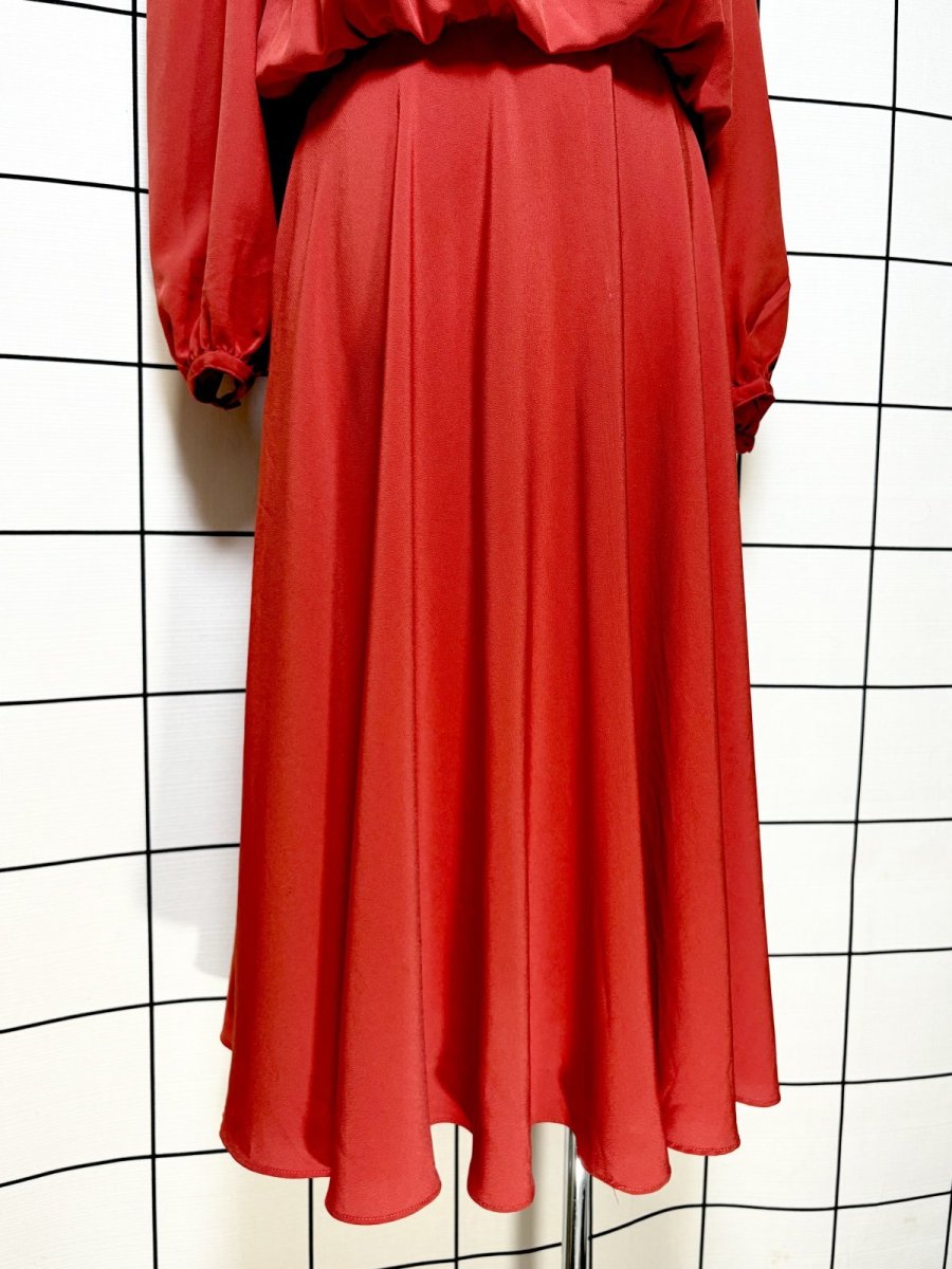 画像9: フロントタック UNIONMADE レトロ USA古着 ヴィンテージドレス (9)