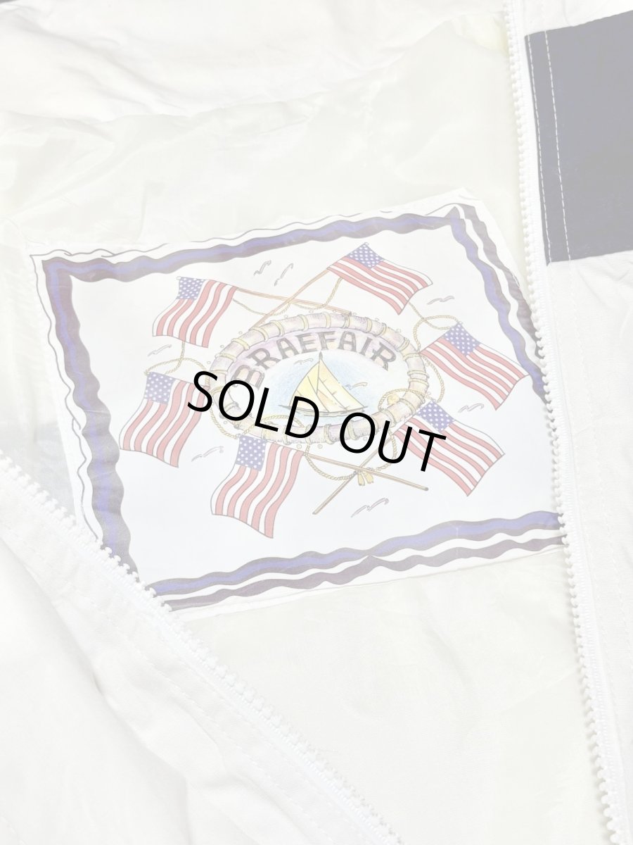 画像14: レトロマリン ホワイト ジップアップ USA古着 ジャンパー ヴィンテージブルゾンジャケット (14)