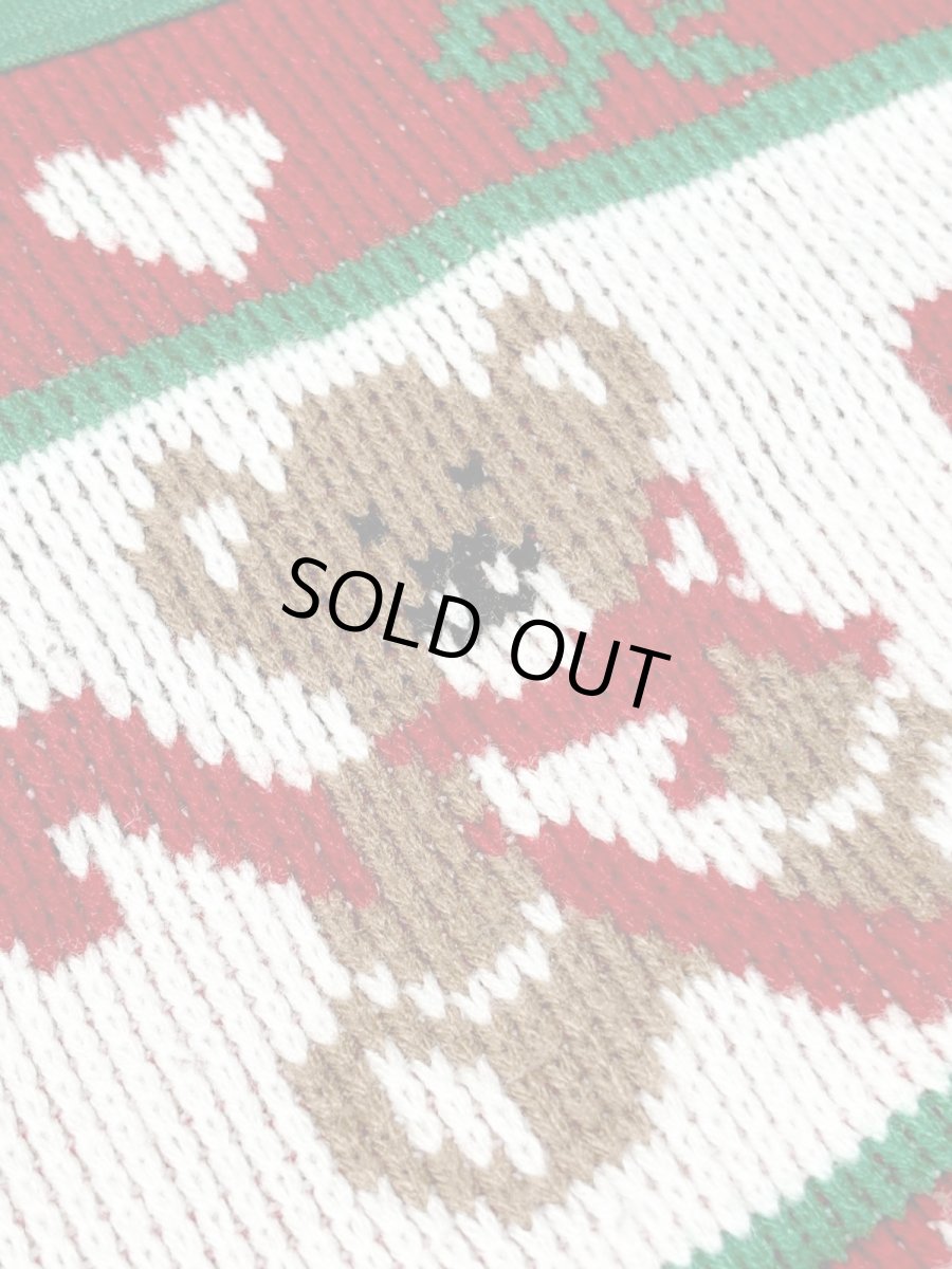 画像10: くまさん グリーン ハイネック レトロ USA古着 ヴィンテージスウェット (10)