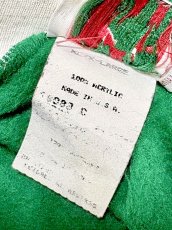 画像13: くまさん グリーン ハイネック レトロ USA古着 ヴィンテージスウェット (13)