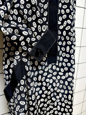 画像7: モノクロ柄 レトロ USA古着 ヴィンテージワンピース (7)
