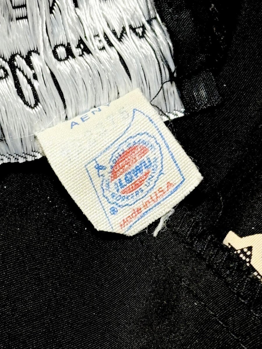 画像13: プリーツ切り替え ブラック UNIONMADE ウエストゴム レトロ USA古着 ヴィンテージワンピース (13)