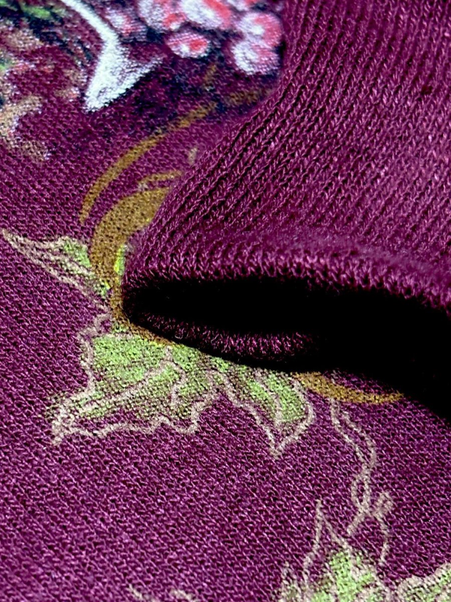 画像12: ワイン柄  レトロ USA古着 ヴィンテージスウェット (12)