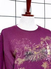 画像5: ワイン柄  レトロ USA古着 ヴィンテージスウェット (5)