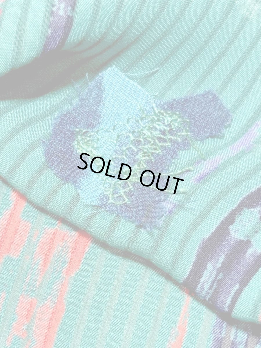 画像15: ストライプ ウエストゴム レトロ USA古着 ヴィンテージワンピース (15)