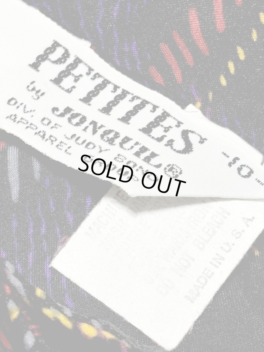 画像10: チェック 花柄 レトロ USA古着 シャツ ヴィンテージブラウス (10)