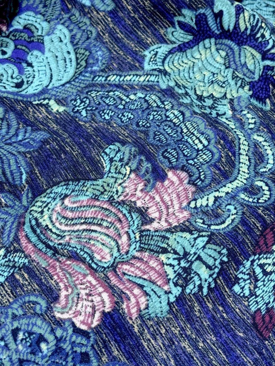 画像12: 花柄 ウエストゴム レトロ USA古着 ヴィンテージワンピース (12)