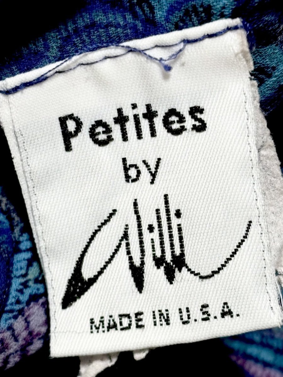 画像15: 花柄 ウエストゴム レトロ USA古着 ヴィンテージワンピース (15)