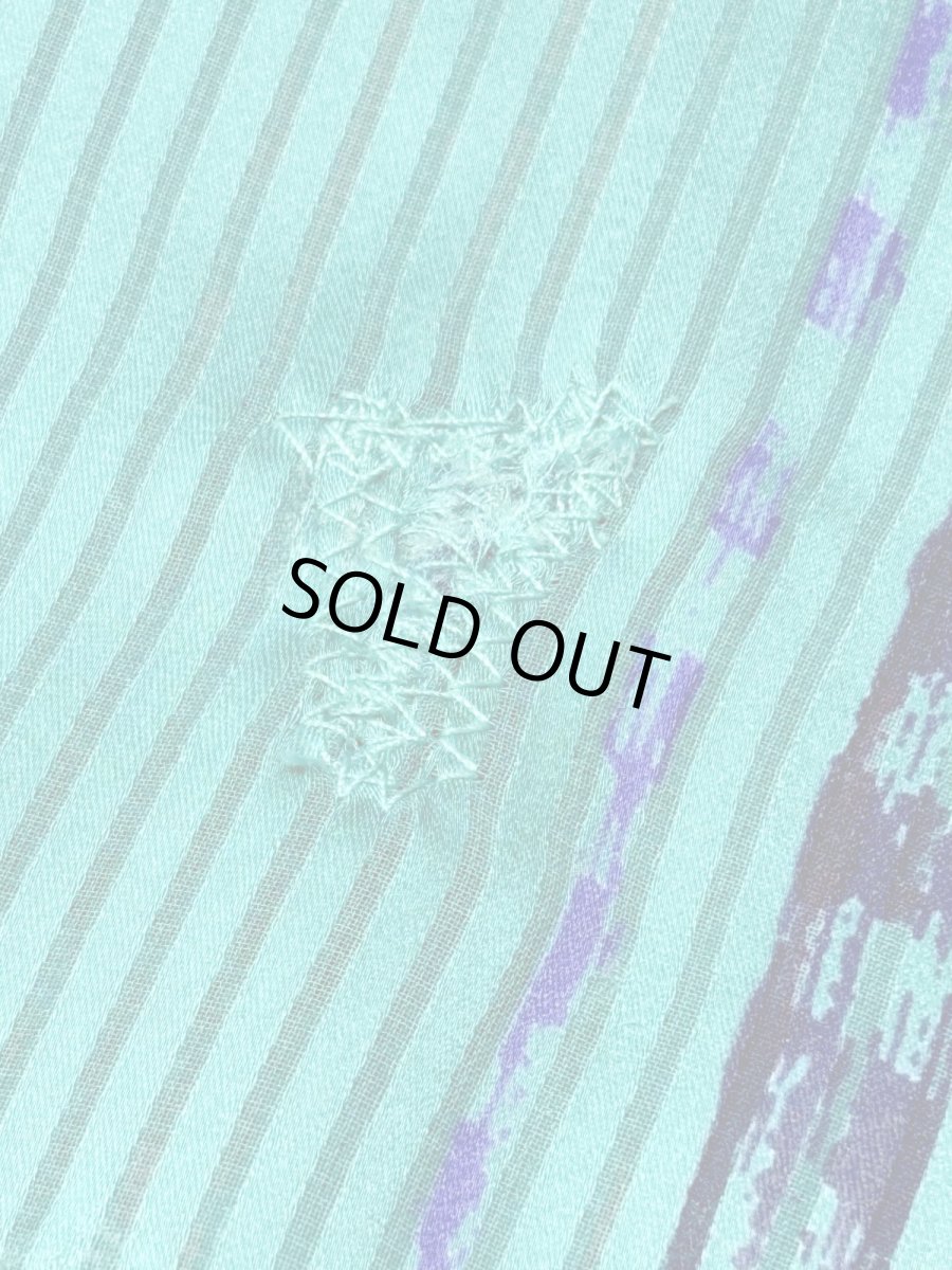 画像14: ストライプ ウエストゴム レトロ USA古着 ヴィンテージワンピース (14)