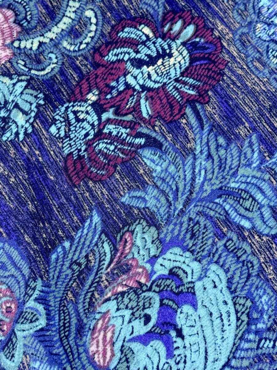 画像13: 花柄 ウエストゴム レトロ USA古着 ヴィンテージワンピース (13)