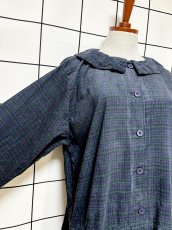 画像6: コーデュロイ チェック柄 レトロ USA古着 ヴィンテージワンピース (6)
