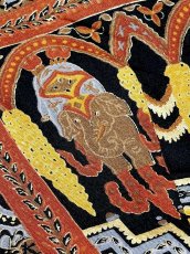 画像11: イギリス製 BRITAIN ショート丈 アニマル柄 ゾウ ヒョウ レトロ ヨーロッパ古着 ヴィンテージジャケット (11)