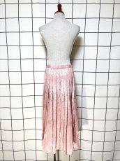 画像6: プリーツ 花織り模様 ピンク TALON レトロ USA古着 ヴィンテージスカート (6)
