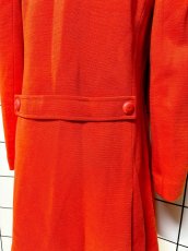 画像3: オレンジ 無地 レトロ USA古着 ヴィンテージコート (3)