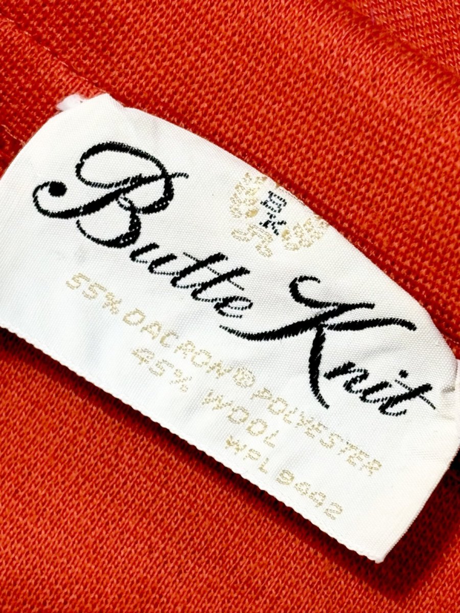 画像13: オレンジ 無地 レトロ USA古着 ヴィンテージコート (13)