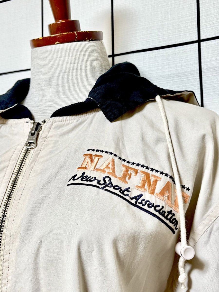 画像12: リバーシブルデザイン 刺繡 フーディー ジップアップ USA古着 ジャンパー ヴィンテージブルゾンンジャケット (12)