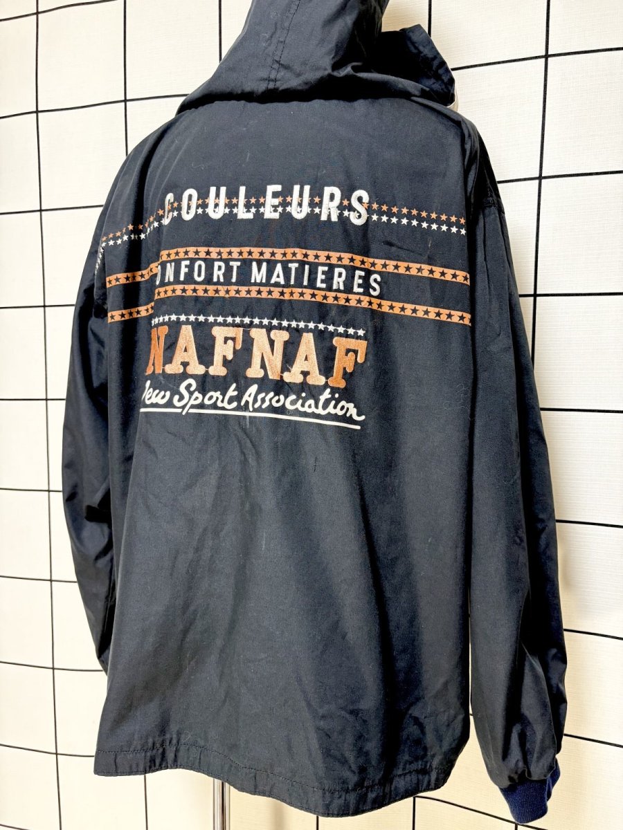 画像4: リバーシブルデザイン 刺繡 フーディー ジップアップ USA古着 ジャンパー ヴィンテージブルゾンンジャケット (4)