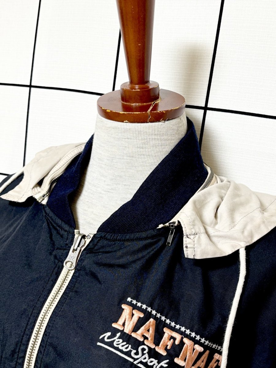 画像6: リバーシブルデザイン 刺繡 フーディー ジップアップ USA古着 ジャンパー ヴィンテージブルゾンンジャケット (6)