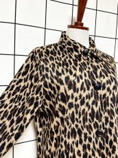 画像6: レオパード ヒョウ柄 レトロ USA古着 ヴィンテージコート (6)