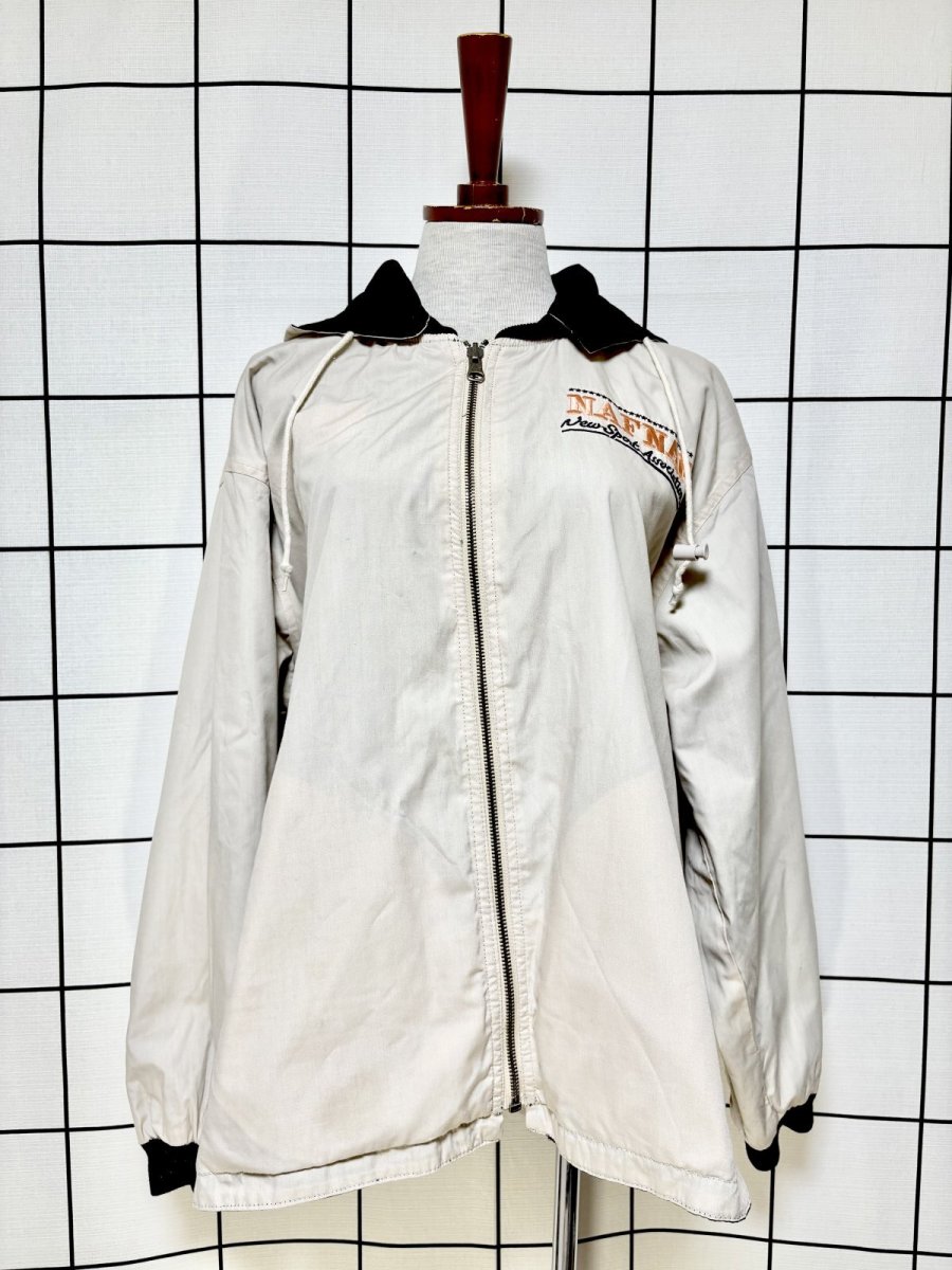 画像2: リバーシブルデザイン 刺繡 フーディー ジップアップ USA古着 ジャンパー ヴィンテージブルゾンンジャケット (2)