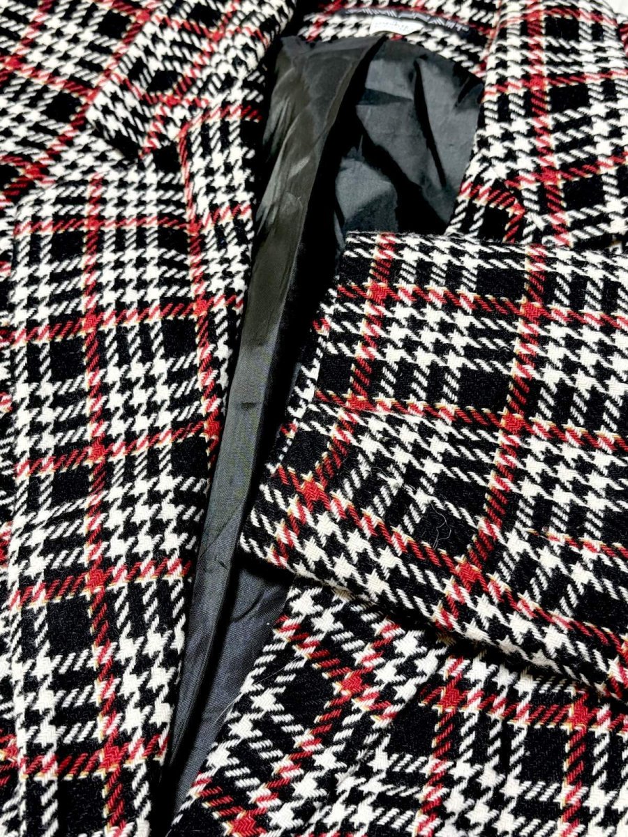 画像9: チェック柄 レトロ El Salvador 古着 ヴィンテージジャケット (9)