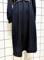 画像7: チェック切り替え UNIONMADE モノクロ  TALON レトロ USA古着 ヴィンテージワンピース (7)