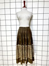 画像5: クラシカル レトロ USA古着 ヴィンテージスカート (5)