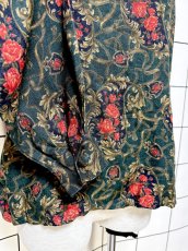 画像7: タルボット Talbots 花柄 プルオーバー レトロ USA古着 シャツ ヴィンテージトップス (7)
