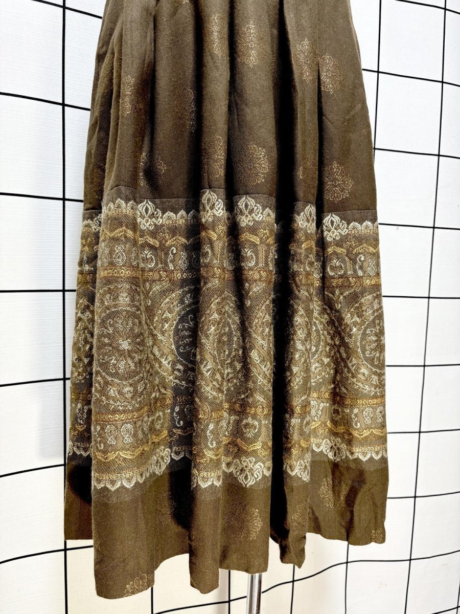 画像3: クラシカル レトロ USA古着 ヴィンテージスカート (3)