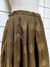 画像2: クラシカル レトロ USA古着 ヴィンテージスカート (2)