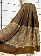 画像4: クラシカル レトロ USA古着 ヴィンテージスカート (4)