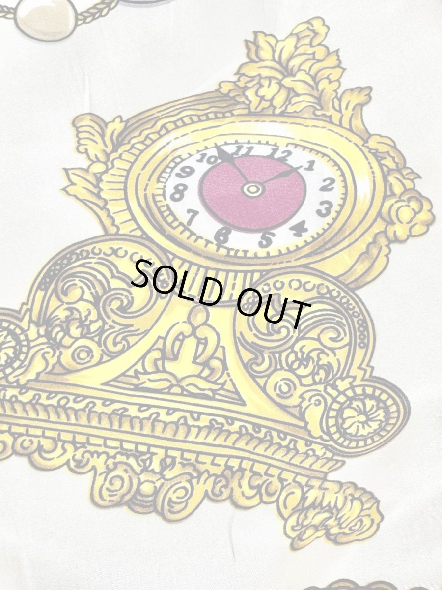 画像10: スカーフ柄 ジップアップ レトロ USA古着 ジャンパー ヴィンテージブルゾンジャケット (10)