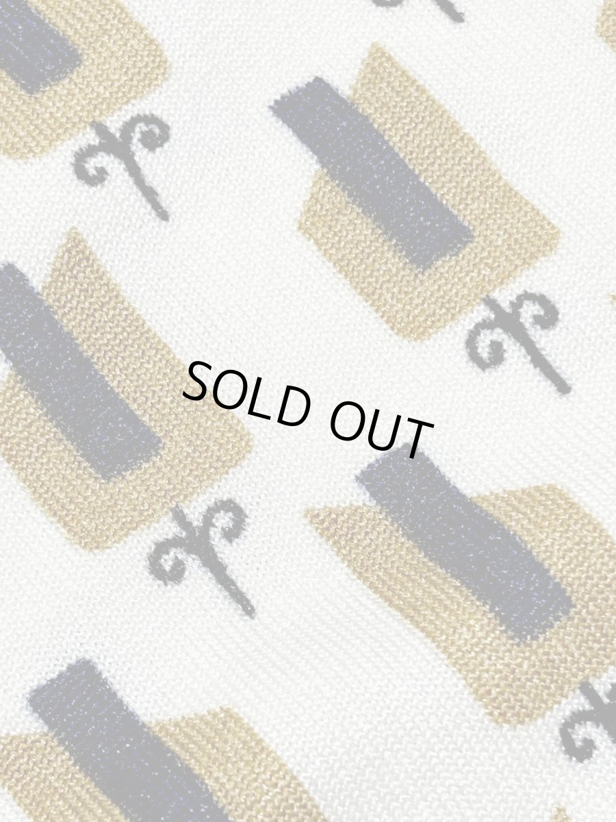 画像9: レトロ柄 USA古着 長袖 シャツ ヴィンテージブラウス (9)