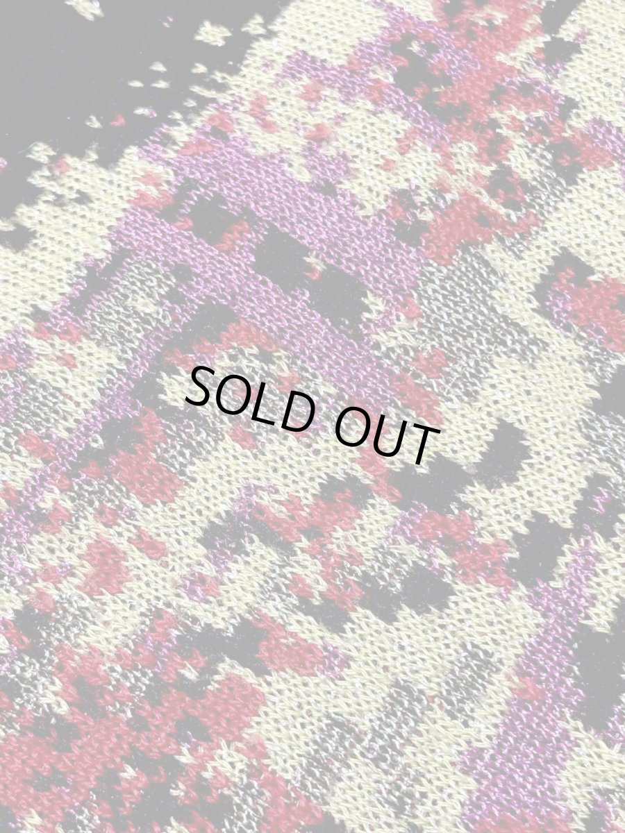 画像10: フランス製 FRANCE ラメ レトロ ヨーロッパ古着 ヴィンテージ ニットベスト (10)