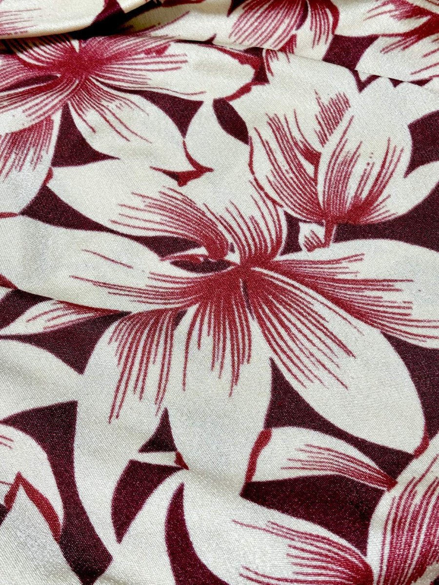 画像11: 花柄 タートルネック ウエストゴム レトロ 長袖 ヨーロッパ古着 ヴィンテージワンピース (11)