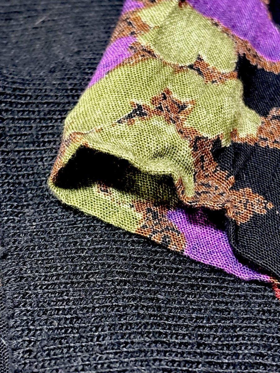 画像11: アート柄 レトロ USA古着 ヴィンテージ薄手ジャケット (11)