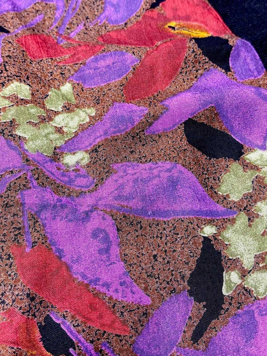 画像10: アート柄 レトロ USA古着 ヴィンテージ薄手ジャケット (10)