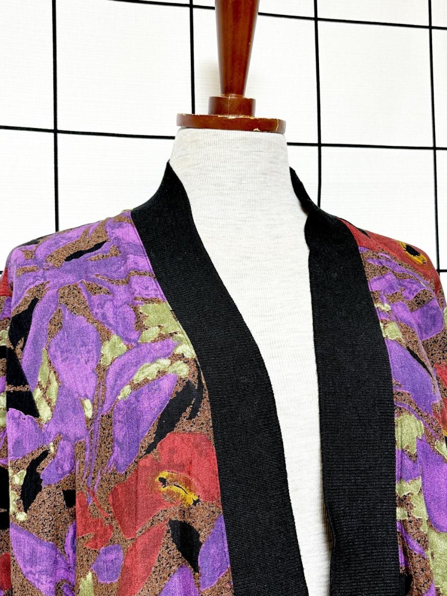 画像5: アート柄 レトロ USA古着 ヴィンテージ薄手ジャケット (5)