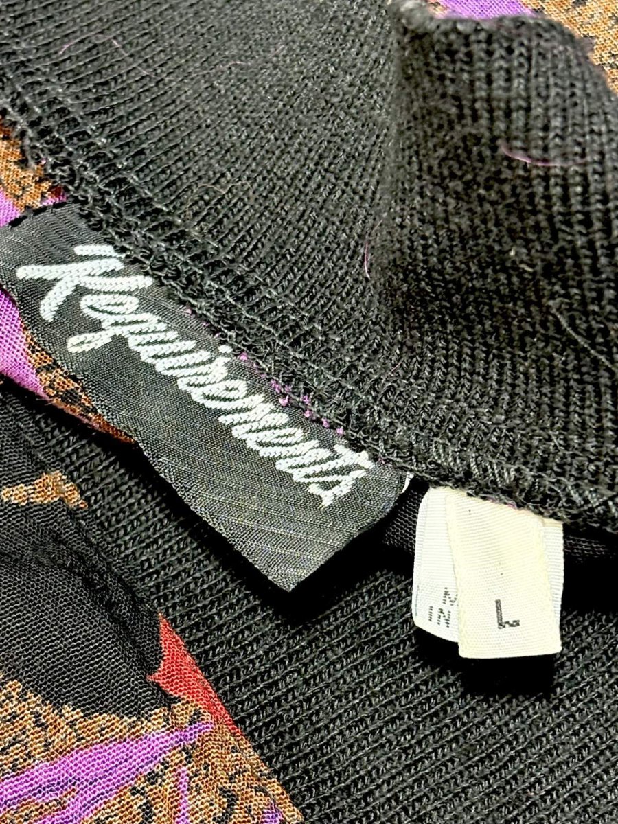 画像12: アート柄 レトロ USA古着 ヴィンテージ薄手ジャケット (12)