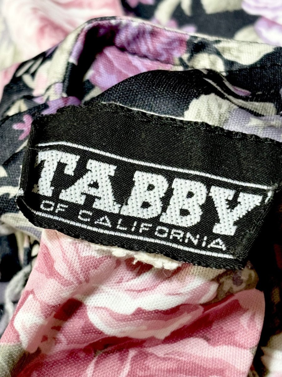 画像12: 花柄 レトロ 長袖 USA古着 ヴィンテージワンピース (12)