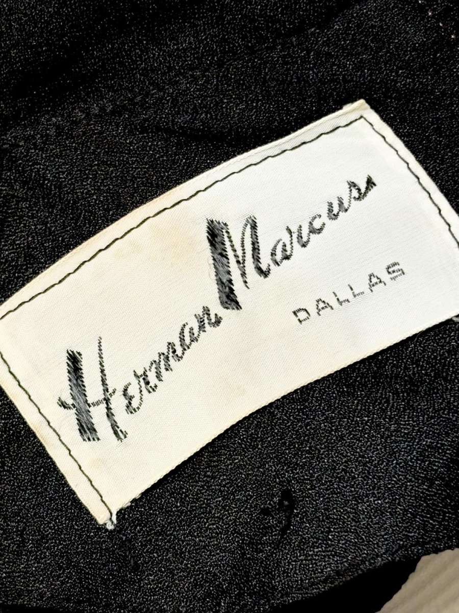 画像12: モノクロ  タートルネック レトロ USA古着 ヴィンテージワンピース (12)