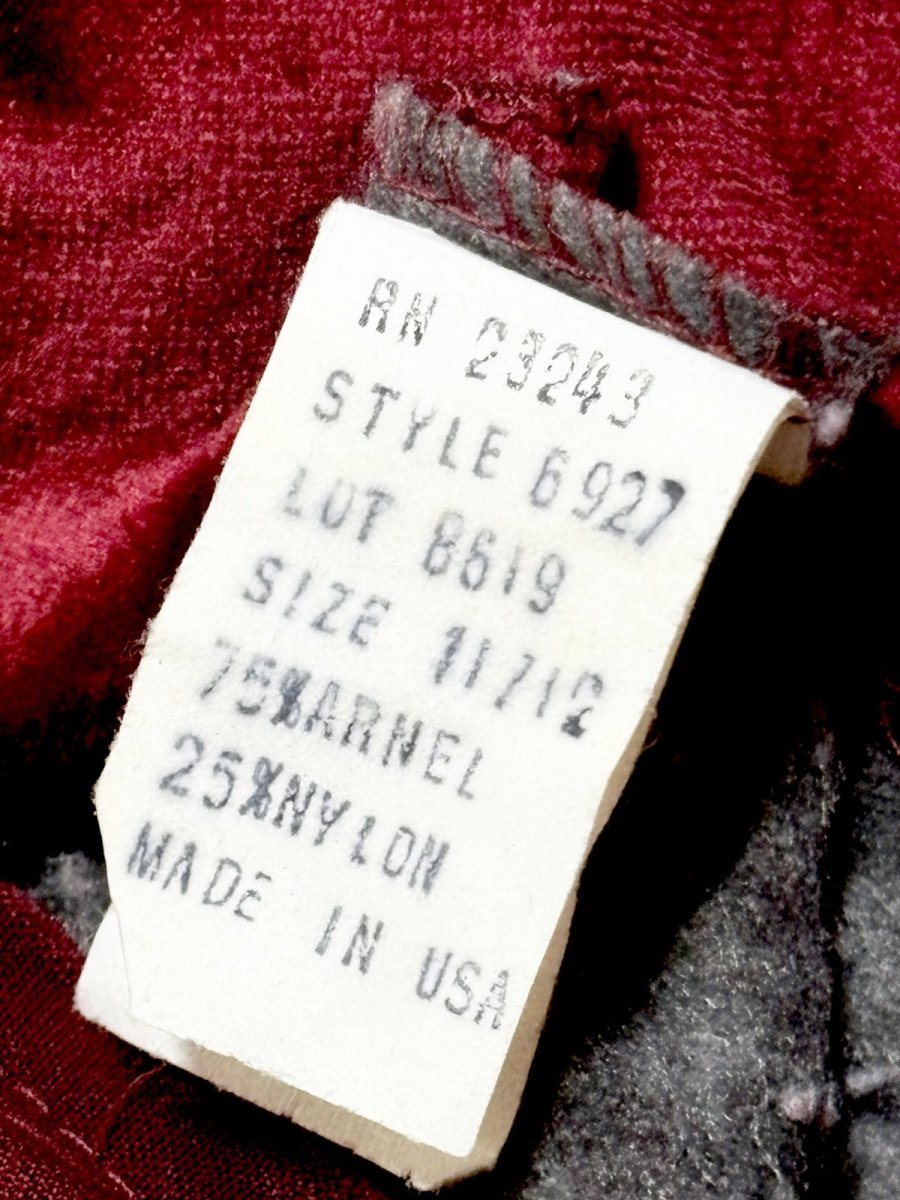 画像11: ベロア 無地 レトロ 長袖 USA古着 ヴィンテージワンピース (11)