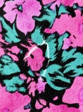 画像15: リボンタイ 花柄 レトロ USA古着 ヴィンテージワンピース (15)
