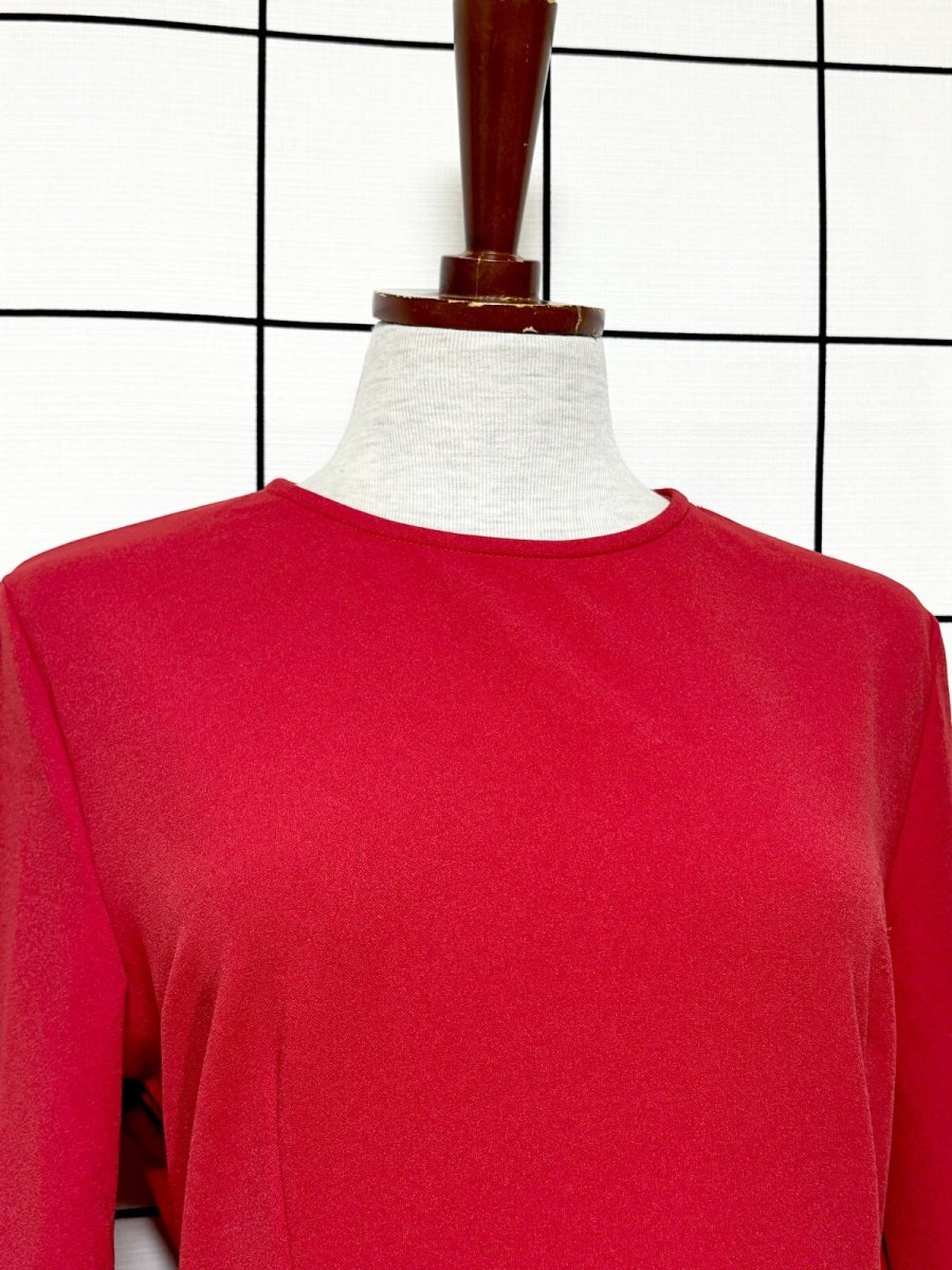 画像5: アフリカンバティック ドレス フレア袖 ティアード 古着 エスニック レトロ ヴィンテージワンピース (5)