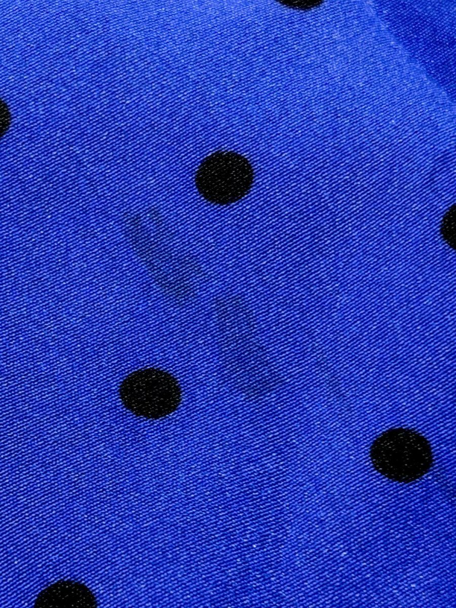 画像13: ドット柄 ウエストゴム レトロ USA古着 ヴィンテージワンピース (13)