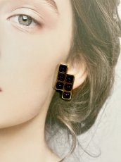 画像1: レトロアンティーク ヴィンテージ イヤリング　大ぶり (1)